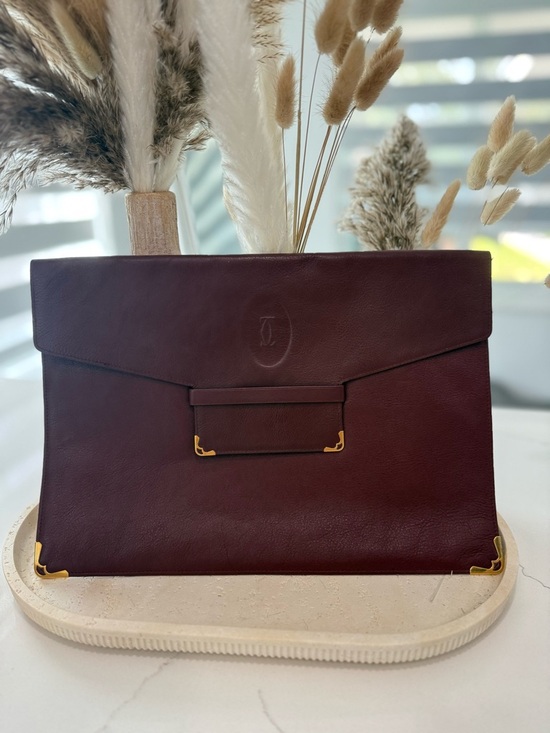 Cartier Handbags - Cartier Must de Cartier document case or clutch bag VINTAGE: SPOTLESS CONDITION